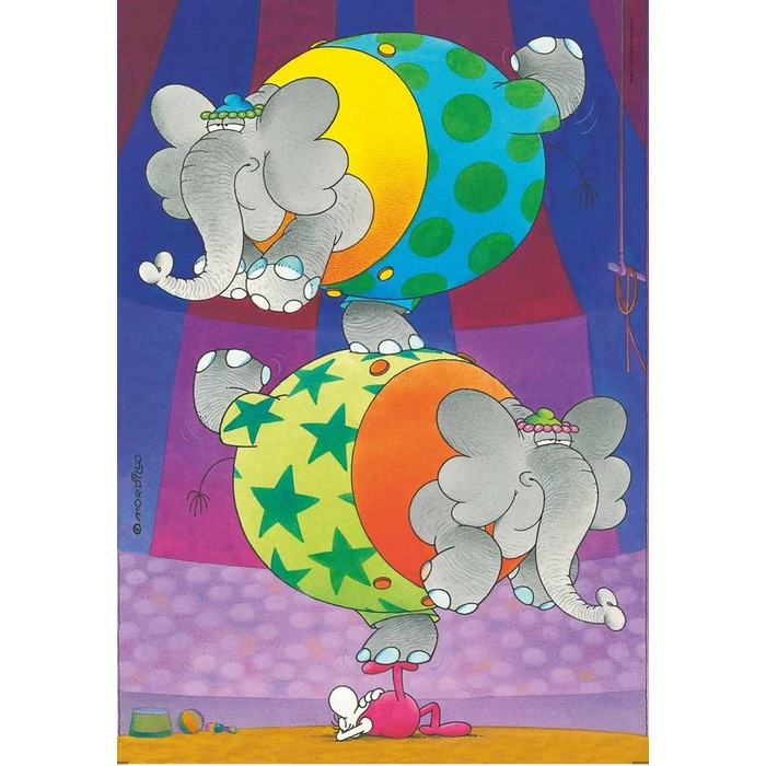 Clementoni 27134 - Egyensúly, Mordillo - 104 db-os Szuper Színes puzzle