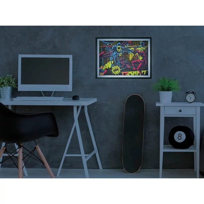 Clementoni 104 db-os Fluoreszkáló puzzle - Batman (27175)