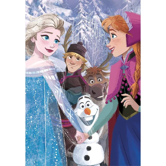 Clementoni 104 db-os Szuper Színes puzzle - Frozen - Jégvarázs (25742)