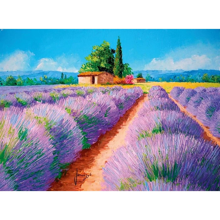 Clementoni 35073 - Levendula mező - 500 db-os puzzle