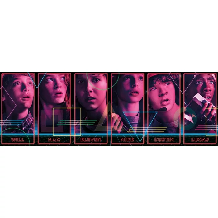 Clementoni 39548 - Panoráma puzzle - Stranger Things - 1000 db-os puzzle