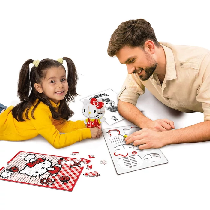 Clementoni 20171 - Hello Kitty - 104 db-os puzzle + 3D modell