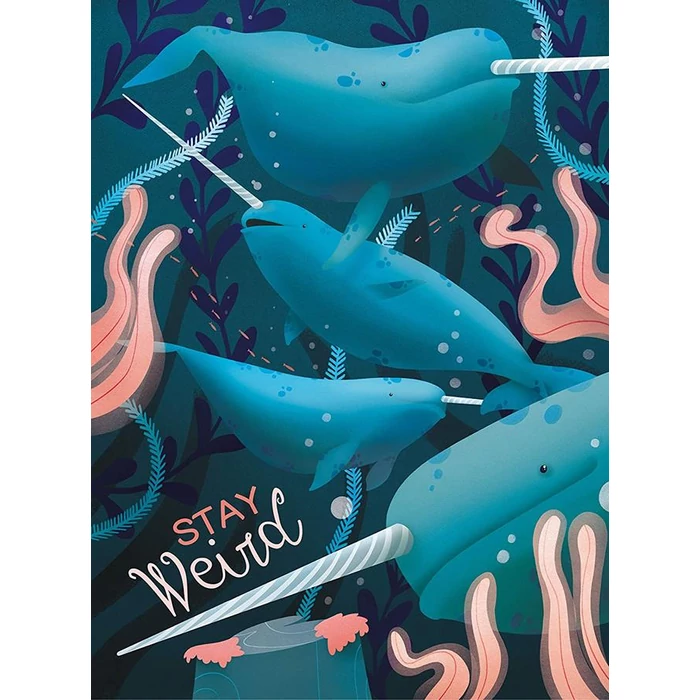 Clementoni 35070 - Fantastic Animals - Narválok - 500 db-os puzzle