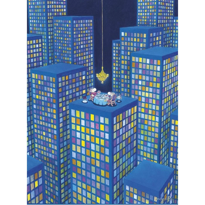 Clementoni 35077 - A vacsora, Mordillo - 500 db-os puzzle