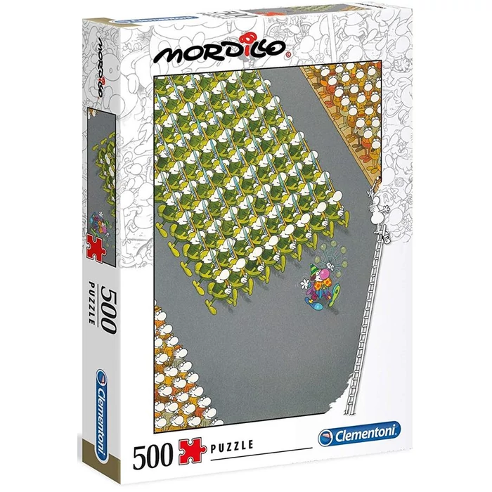 Clementoni 35078 - Felvonulás, Mordillo - 500 db-os puzzle