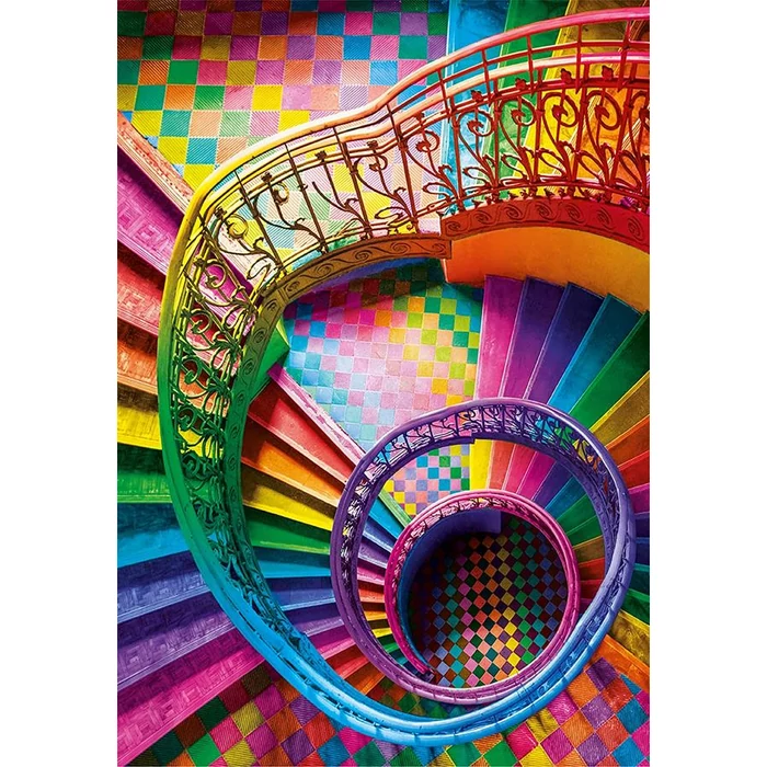 Clementoni 35132 - Lépcsők - 500 db-os puzzle ColorBoom Collection