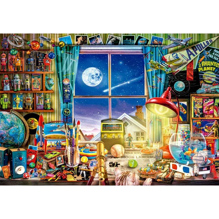 Clementoni 500 db-os puzzle - Irány a Hold (35148)