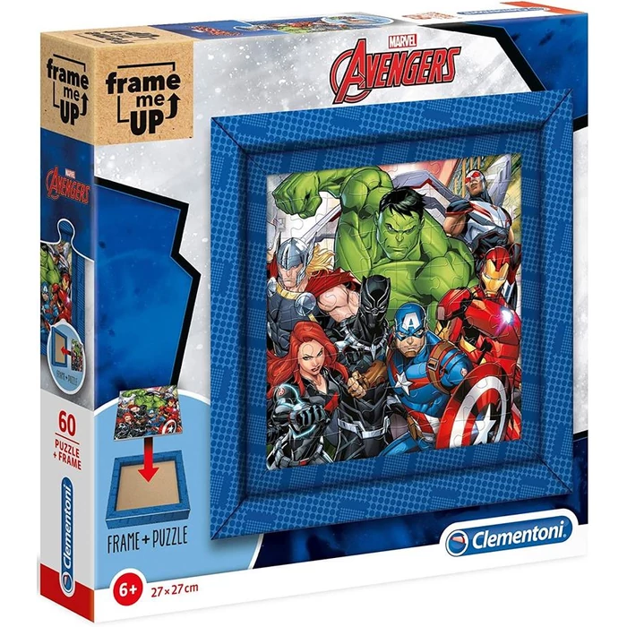 Clementoni 38801 - Bosszúállók - 60 db-os puzzle képkerettel