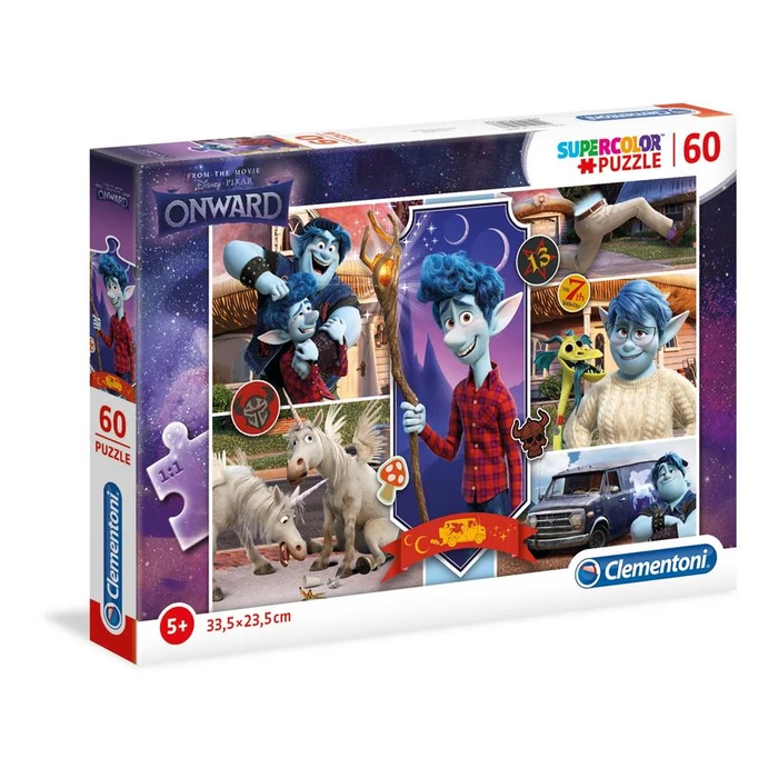 Clementoni 26993 - Előre - 60 db-os Szuper Színes puzzle