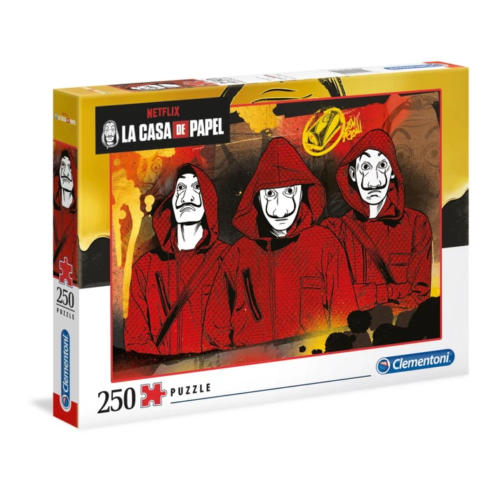 Clementoni 29104 - Netflix - A nagy pénzrablás - 250 db-os puzzle