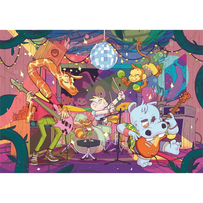 Clementoni 20177 - Music Band - 104 db-os Szuper Színes Ragyogó puzzle
