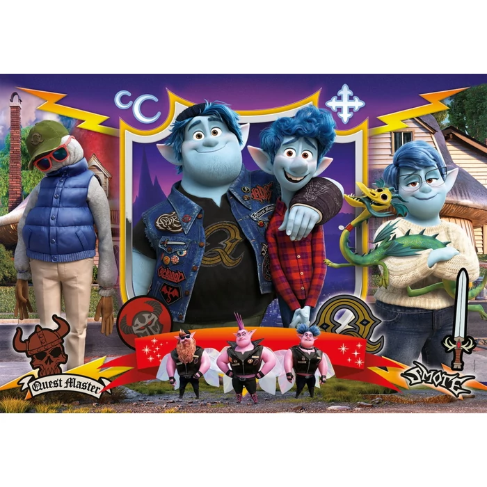 Clementoni 29208 - Előre - 180 db-os Szuper Színes puzzle