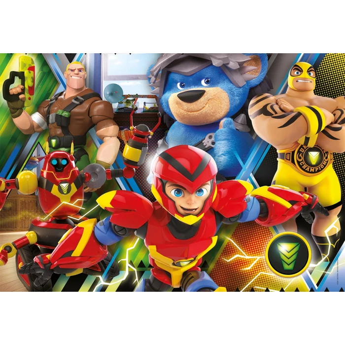 Clementoni 27155 - Power Players - 104 db-os Szuper Színes puzzle