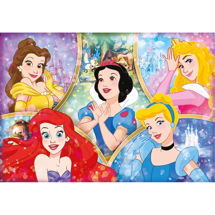Clementoni 29311 - Disney Princess - Szuper színes 180 db-os puzzle
