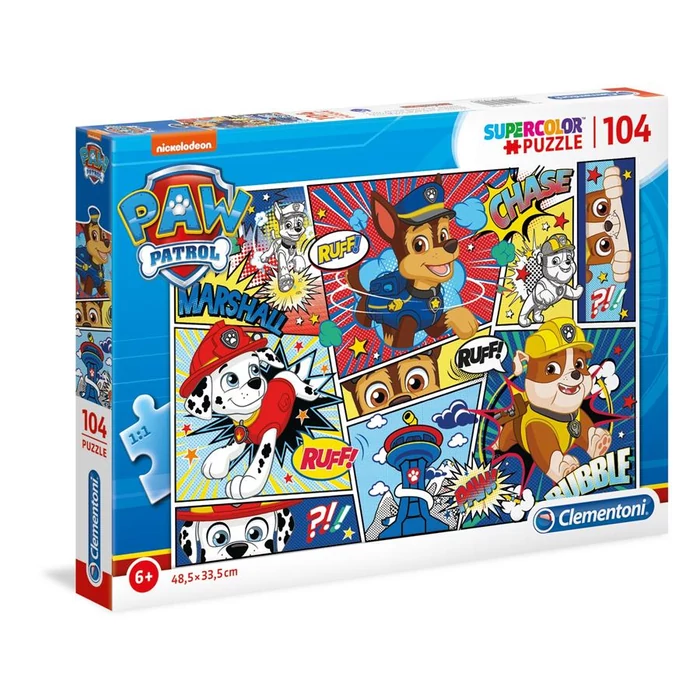 Clementoni 27261 - Mancs őrjárat - 104 db-os Szuper Színes puzzle