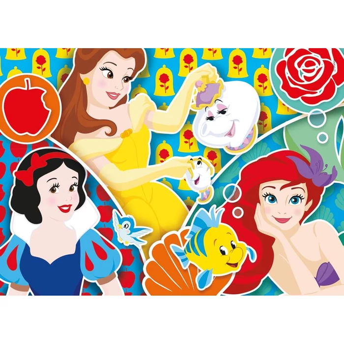 Clementoni 24766 - Disney hercegnők - 2 x 20 db-os Szuper Színes puzzle