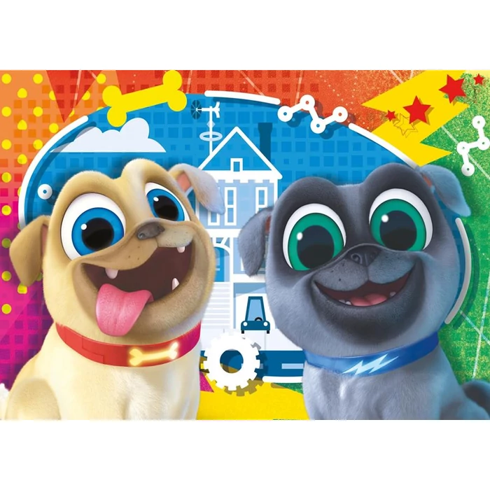 Clementoni 24767 - Kutyapajtik - 2 x 20 db-os Szuper Színes puzzle