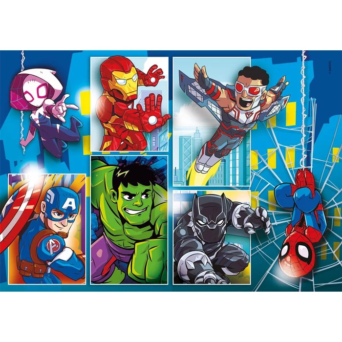 Clementoni 24768 - Marvel szuperhősök - 2 x 20 db-os Szuper Színes puzzle