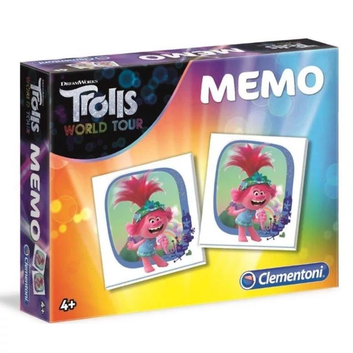 Clementoni 18095 - Trollok 2 - Trollok a világ körül - Memóriajáték