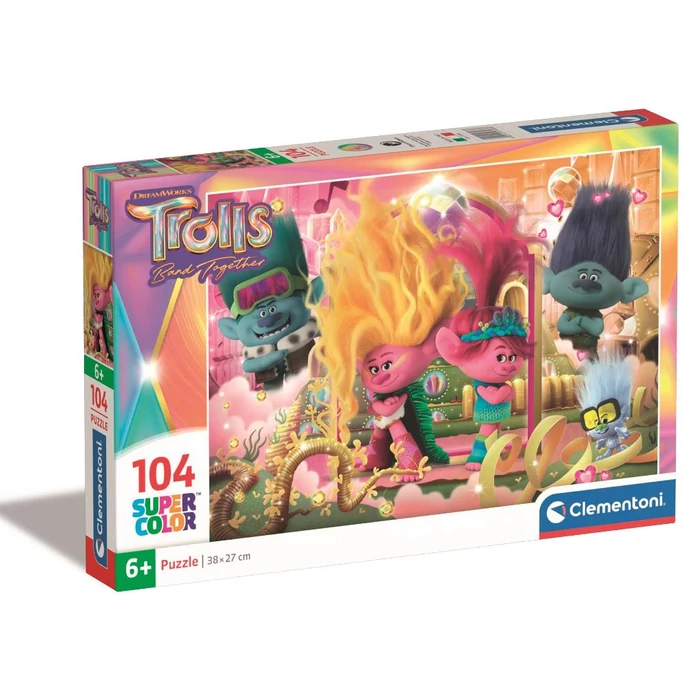Clementoni 27268 - Trollok 3. - 104 db-os Szuper Színes puzzle