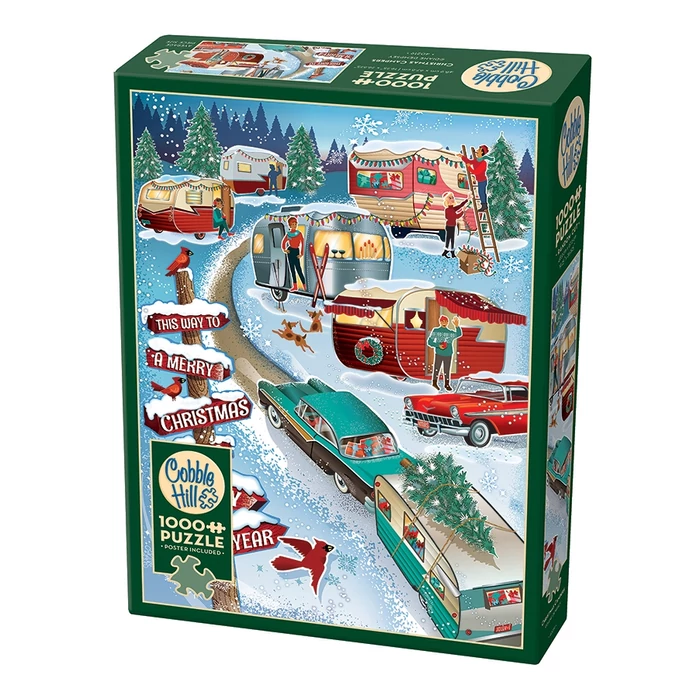 Cobble Hill 40219 - Christmas Campers - 1000 db-os puzzle