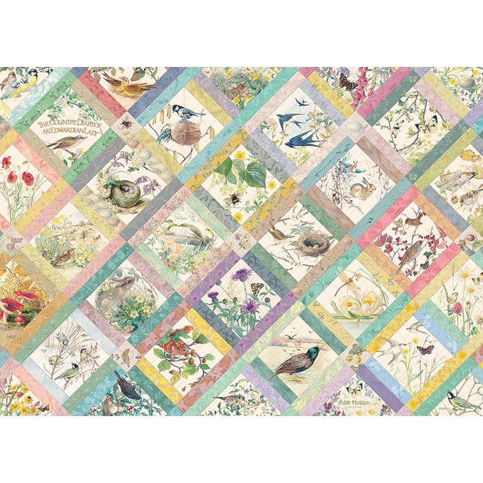 Cobble Hill 40091 - Country Diary Quilt - 1000 db-os puzzle