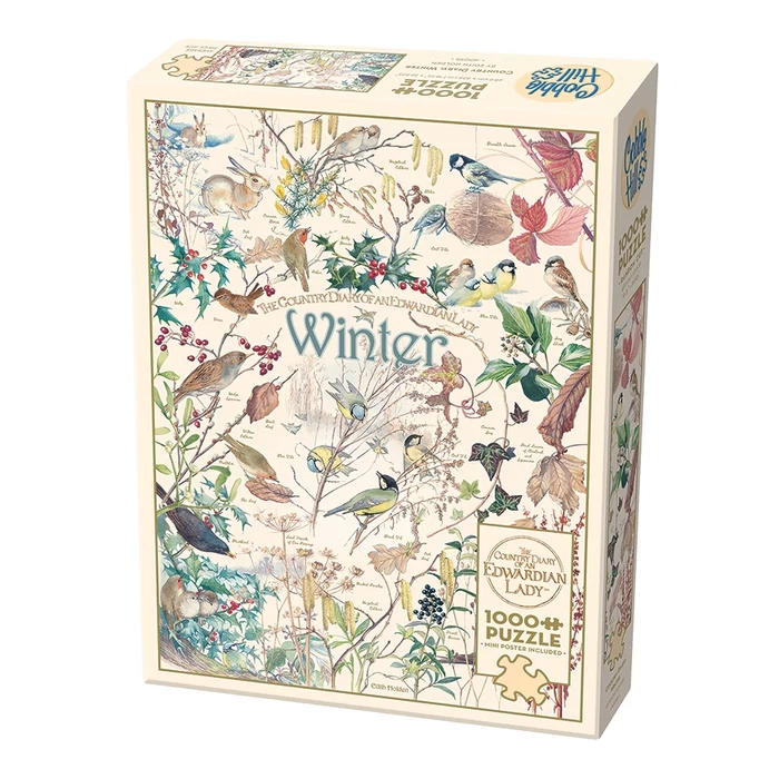 Cobble Hill 40095 - Country Diary: Winter - 1000 db-os puzzle