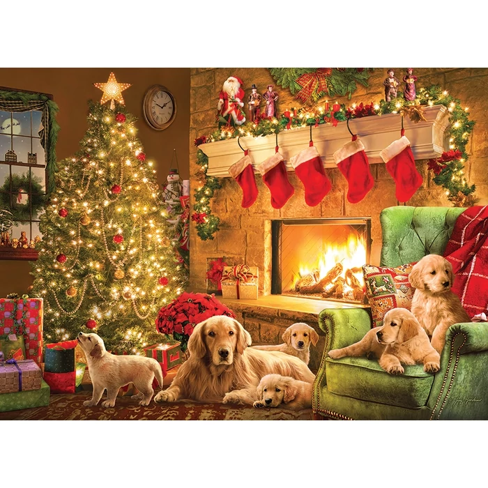 Cobble Hill 40213 - Cozy Fireplace - 1000 db-os puzzle