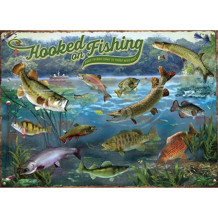 Cobble Hill 40180 - Hooked on Fishing - 1000 db-os puzzle