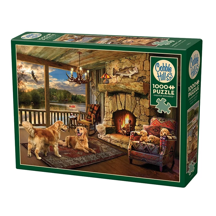 Cobble Hill 40151 - Lakeside Cabin - 1000 db-os puzzle