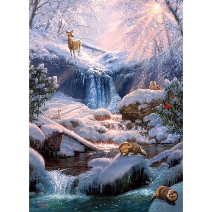 Cobble Hill 40003 - Mystic Falls in Winter - 1000 db-os puzzle