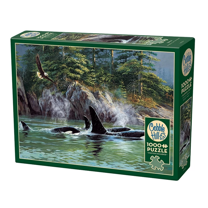 Cobble Hill 40183 - Orcas - 1000 db-os puzzle