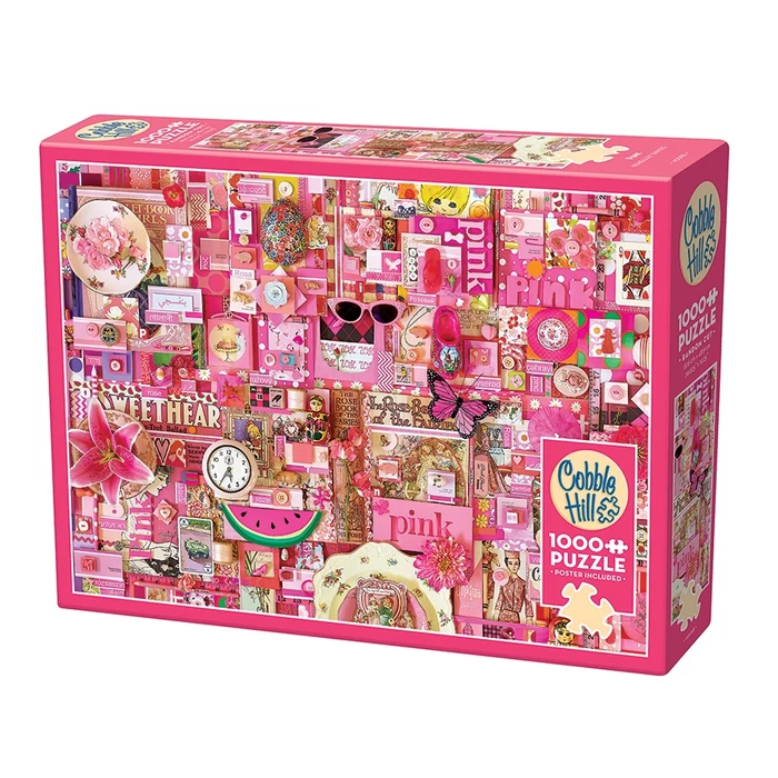 Cobble Hill 40055 - Pink - 1000 db-os puzzle