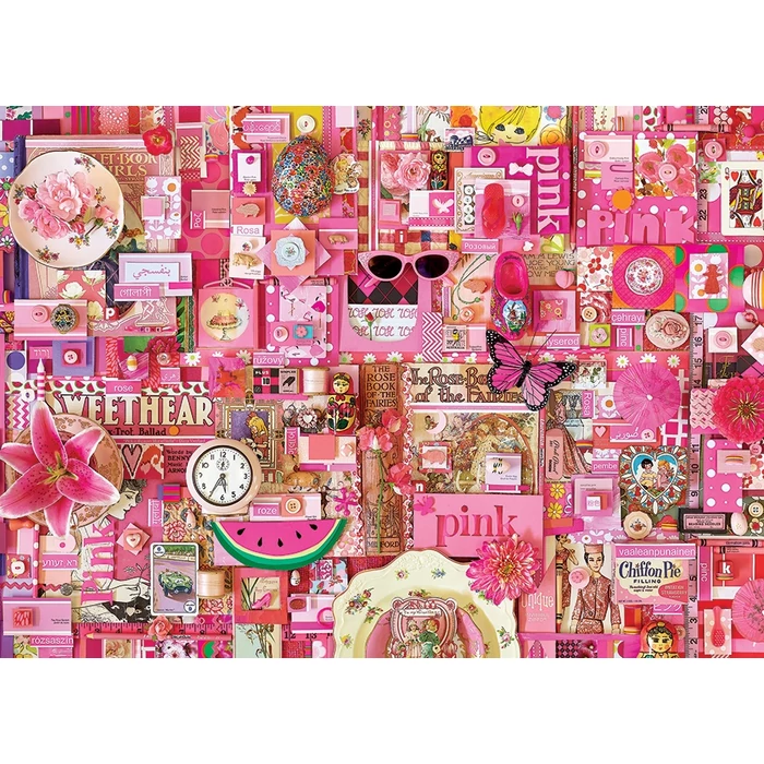 Cobble Hill 40055 - Pink - 1000 db-os puzzle