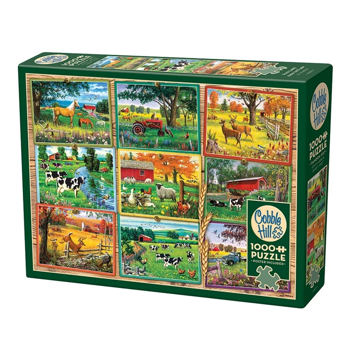 Cobble Hill 40014 - Postcards from the Farm - 1000 db-os puzzle