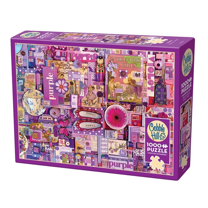 Cobble Hill 40061 - Purple - 1000 db-os puzzle