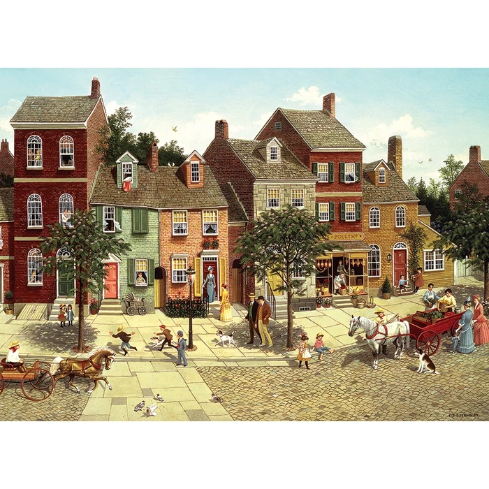 Cobble Hill 40203 - The Curve in the Square - 1000 db-os puzzle