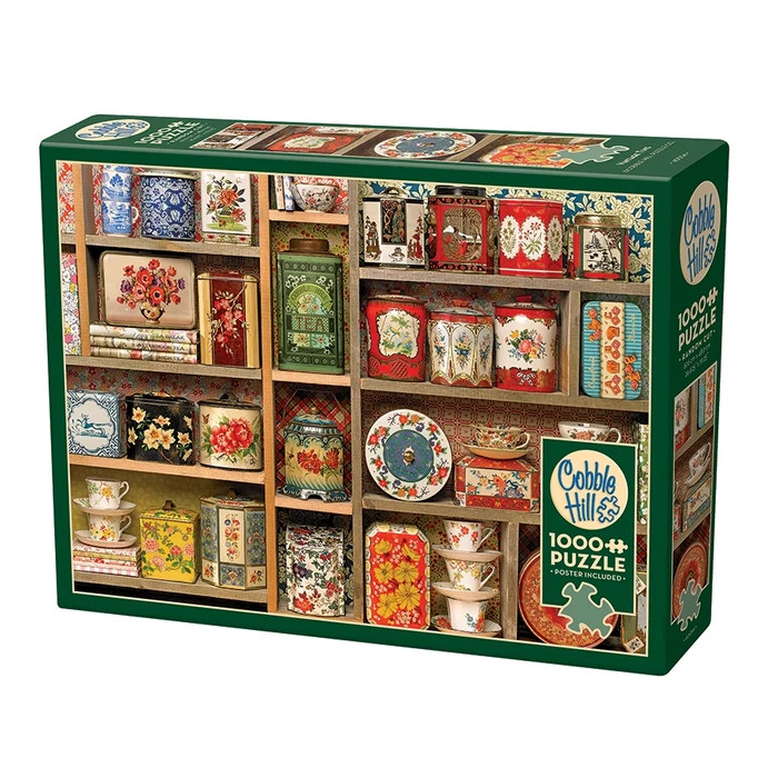 Cobble Hill 40054 - Vintage Tins - 1000 db-os puzzle