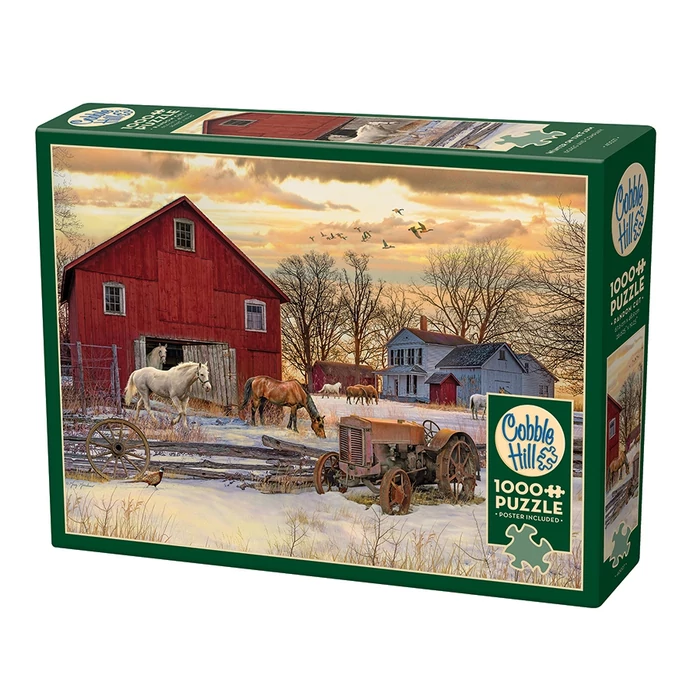 Cobble Hill 40027 - Winter on the Farm - 1000 db-os puzzle