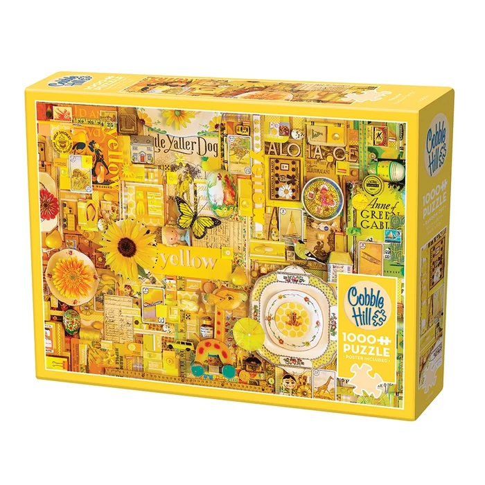 Cobble Hill 40058 - Yellow - 1000 db-os puzzle