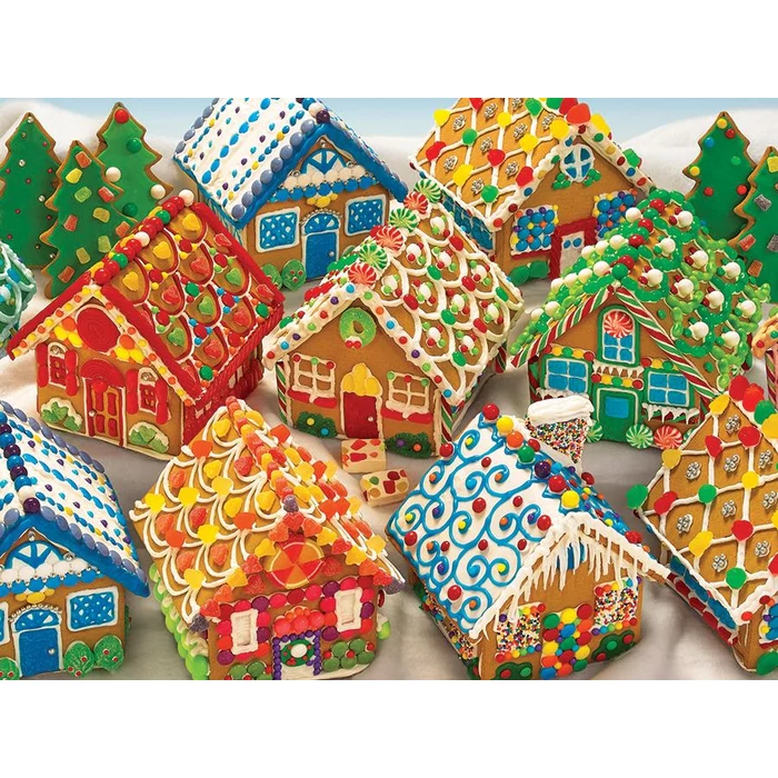 Cobble Hill 54616 - Gingerbread Houses - 350 db-os Family puzzle