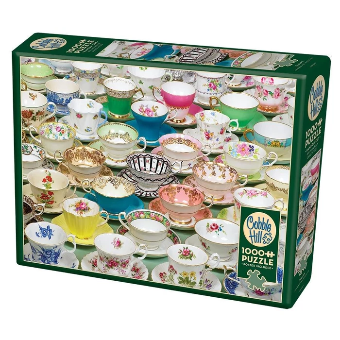 Cobble Hill 80034 - Teacups - 1000 db-os puzzle
