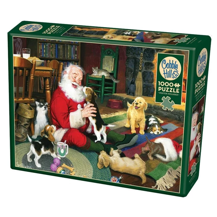 Cobble Hill 80125 - Santa's Playtime - 1000 db-os puzzle