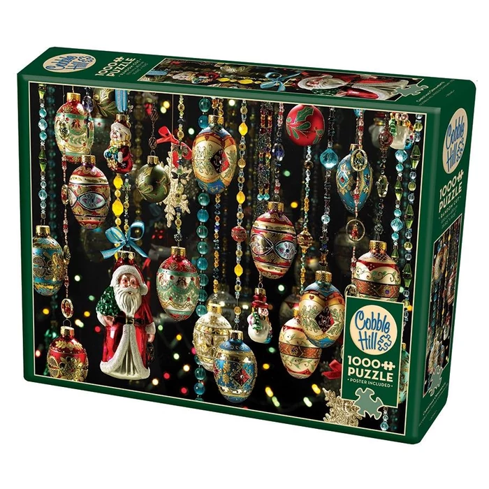 Cobble Hill 80140 - Christmas Ornaments - 1000 db-os puzzle