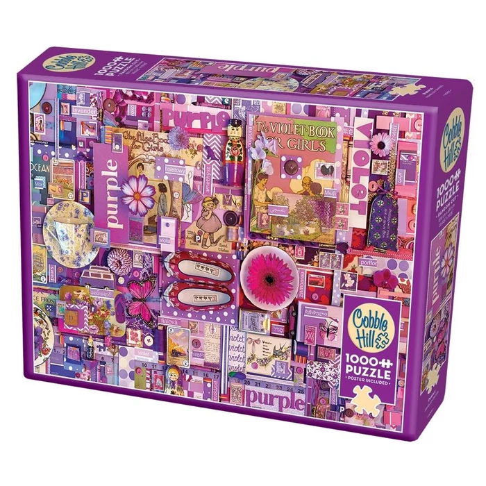 Cobble Hill 80151- The Rainbow Project - Purple - 1000 db-os puzzle