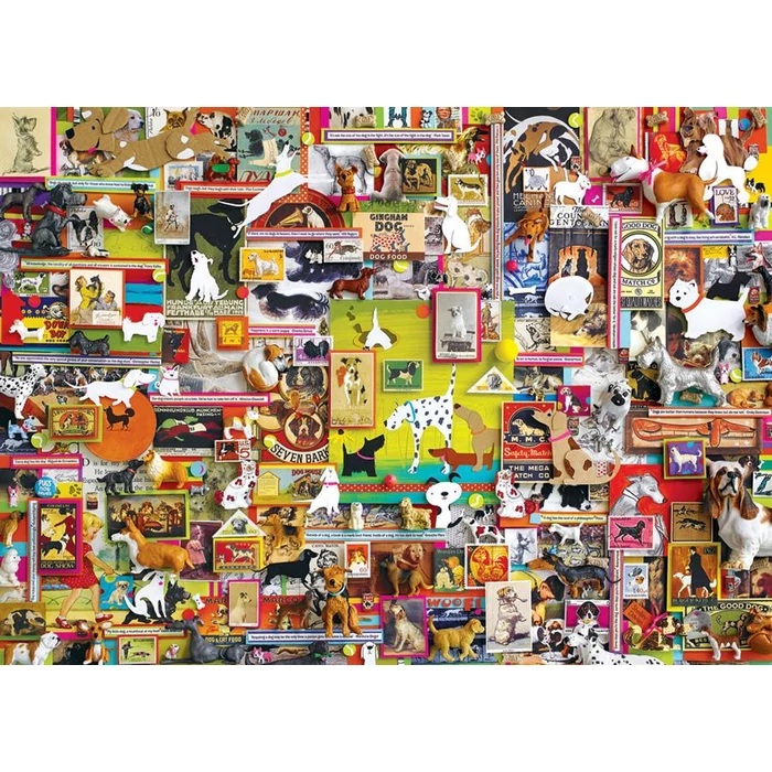 Cobble Hill 80168 - Dogtown - 1000 db-os puzzle