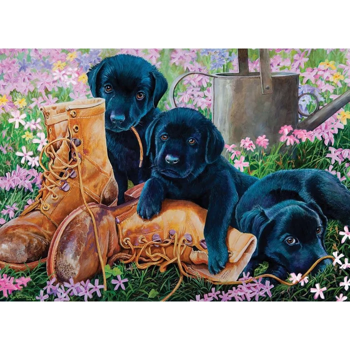 Cobble Hill 85017 - Trouble in the Garden - 500 db-os puzzle