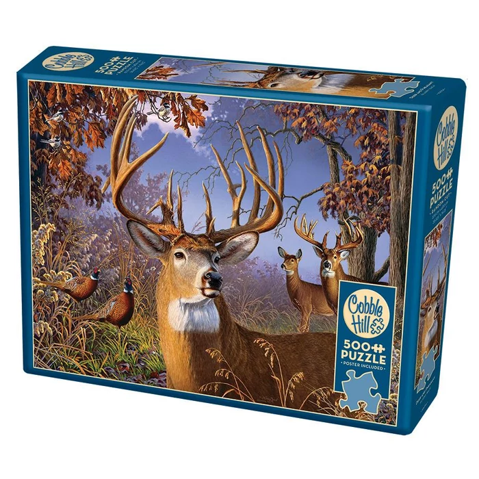 Cobble Hill 45055 - Deer and Pheasant - 500 db-os puzzle