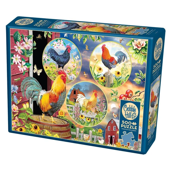 Cobble Hill 85058 - Rooster Magic - 500 db-os puzzle