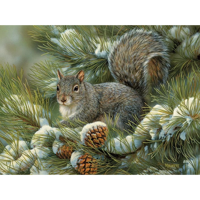 Cobble Hill 88016 - Gray Squirrel - 275 db-os Easy Handling puzzle